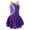 Purple, variant on Haitryli Kids Girls Figure Ice Skating Dress Ballet Dance Dress Mesh Splice Lyrical Dancewear Purple 8