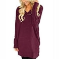 thumbnail image 2 of gakvbuo Fall Sweaters for Women Plus Size Pullover Tops Fall 2022 Women'S Casual Long Sleeve Pockets O-Neck Solid Color T-Shirts Blouse Tops, 2 of 6