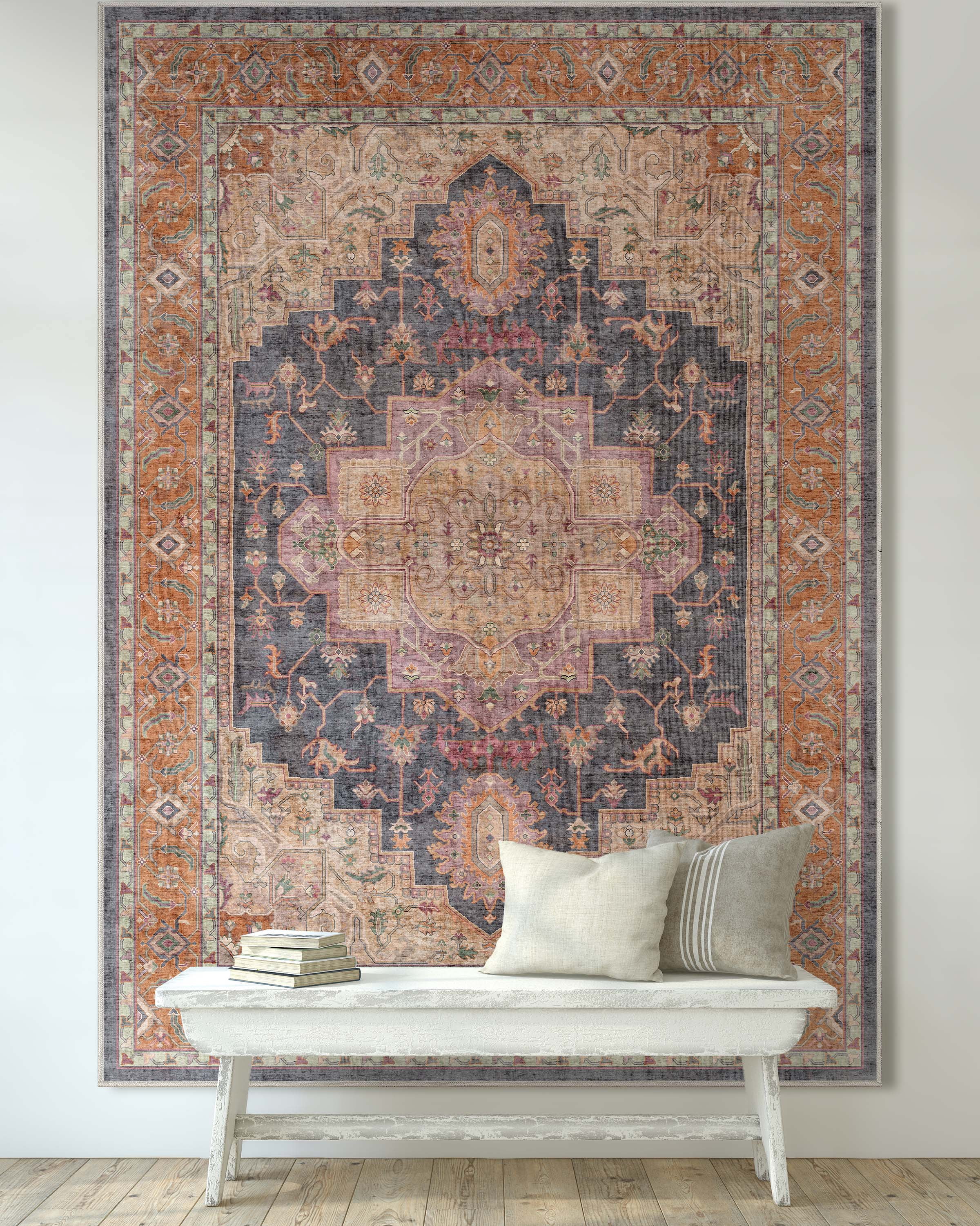 Well Woven Apollo Paris Vintage Oriental Multi Flatweave 3'3" x 5' Area Rug