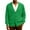 #02Green, variant on Men's Cardigan Sweaters Button Down Long Sleeve Button Up Big and Tall V Neck Sweater Blue 4XL