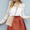 thumbnail image 6 of Miangastore Black Mini Backpack Straw Tassel Beach Bag for Women, 6 of 7