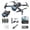 Black-BK-clearacne, variant on kttectoa Drones Gifts -camera Folding UAV 4K HD Aerial Photography Drone, Brushless Motor, Mobile Phone Control, Multiple Flight Modes Christmas