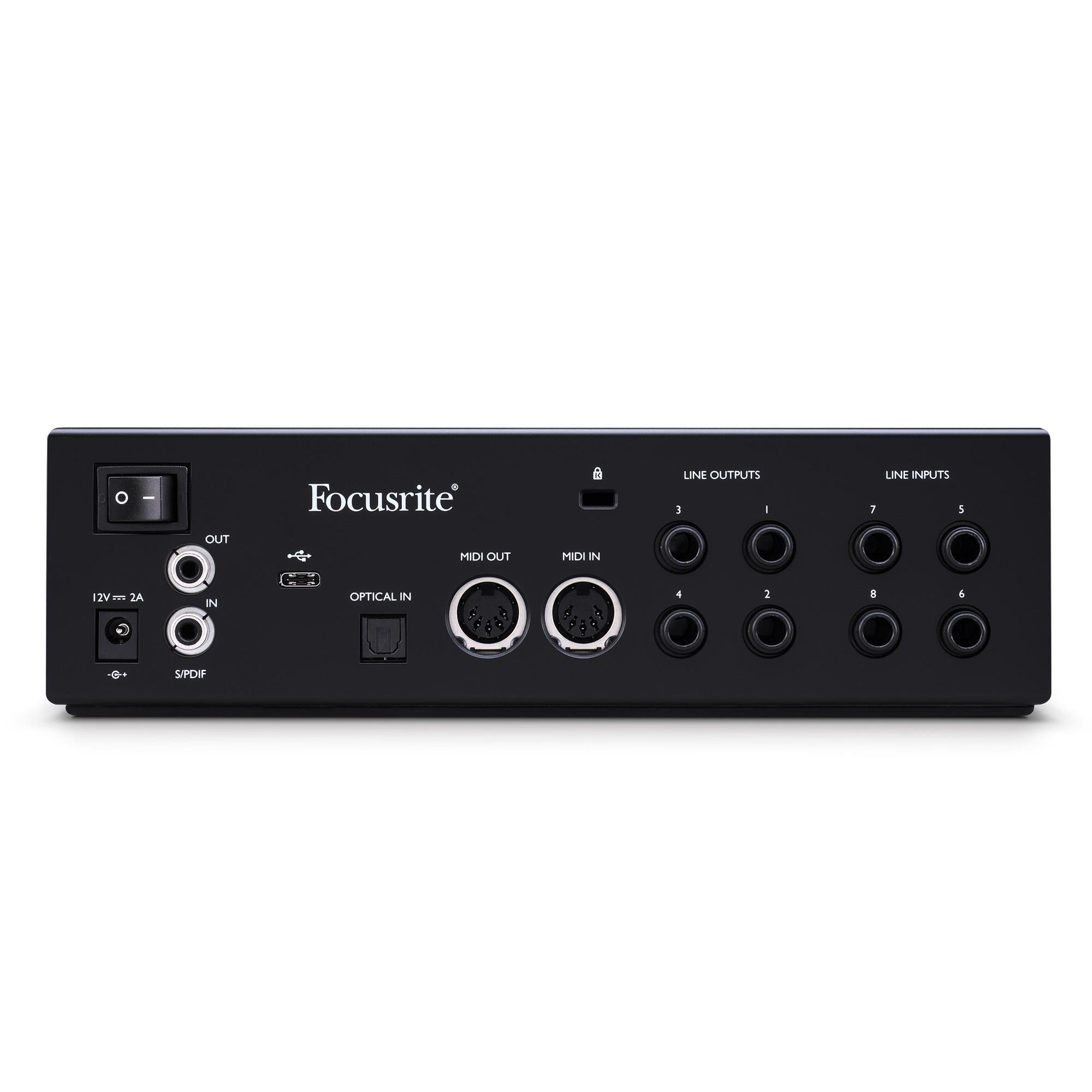 Focusrite Clarett Plus 4Pre 18 In and 8 Out Audio Interface with Cables Bundle