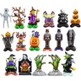 thumbnail image 3 of Globos inflables grandes de bruja, calabaza, árbol fantasma, Araña, murciélago, mamá, decoración de fiesta de Halloween, juguete para niños, 3 of 4