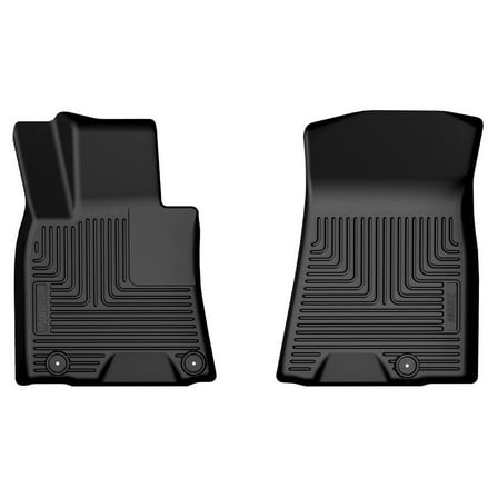 Husky Liners 18971 Weatherbeater Floor Mats Fit 2022-2025 Genesis GV70 Front Row Liners 2pc Black