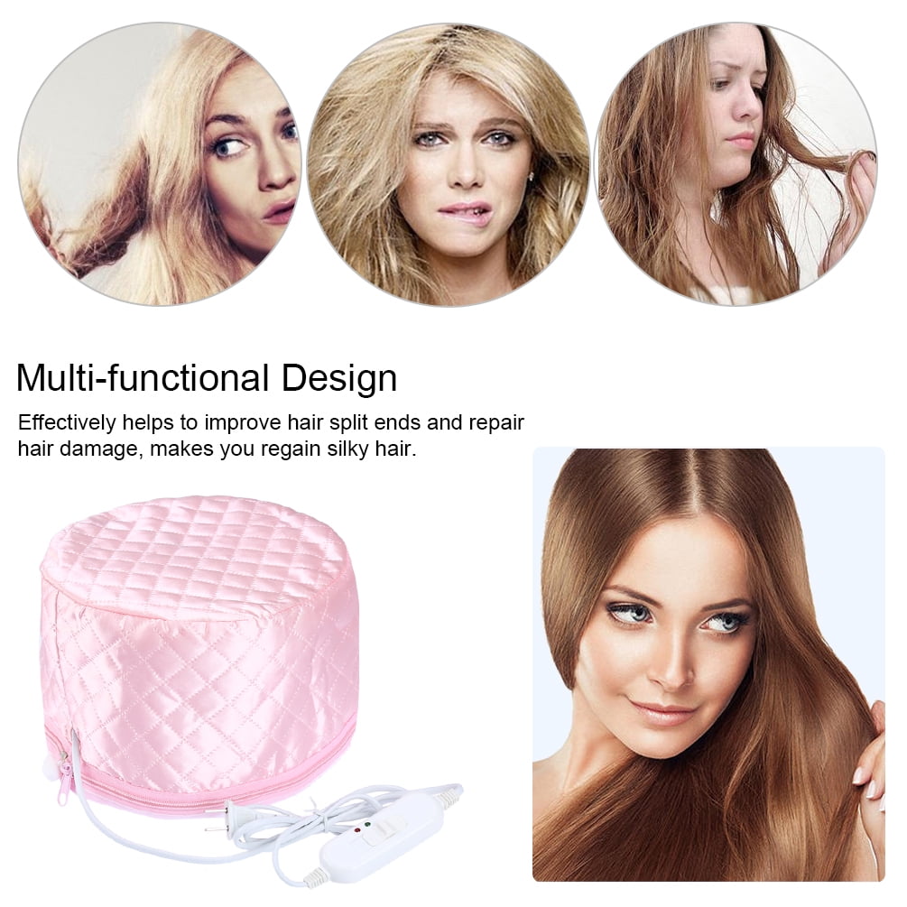 Thermal Hair Heat Cap Steamer Cap with 3 Temperature Control Modes for Hair Spa, Steaming, Nourishing, Treatment Thermal Hair Heat Cap Steamer Cap with 3 Temperature Control Modes for Hair Spa, Steaming, Nourishing, Treatment