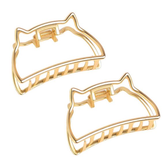 unbranded 2 Pcs Cute Hair Clips for Women Mini Claw Hollow Out Women's Miss
