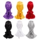 thumbnail image 1 of EeaseMX 6 turbantes multiusos para la cabeza, gorros largos para dormir y para la caída del cabello., 1 of 7