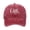 Red, variant on Womens Summer Baseball Cap Letters Print Embroidered Polyester Hats For Sun Hats for Men