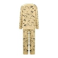 thumbnail image 4 of Tnhcen 2 Piece Women's Print Pajamas Set Lounge Set for Women Long Sleeve Ladies Pjs Set Homewear S-3XL, 4 of 4