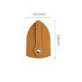 thumbnail image 2 of Unisex Pull Type Mini Leather Keychain Pouch Key Wallets Key Holder Case Key Bag BLACK, 2 of 6