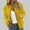 Yellow, variant on Hauaitttt Women's Lightweight Casual Baseball Jacket Long Sleeve Zip up Outerwear Comfortable Loose Fit Stylish Plain Coat for Spring Autumn Daily Wear Womens Ripped Distressed Casual Long Sleeve