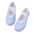 thumbnail image 5 of LYHaoo Elegant Girls Dance Shoes Sparkling Glitter Ballet Flats with Strap For Party Performance Practice ,Blue,Sizes 9.5(6.3") Little Kid, 5 of 5