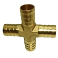 thumbnail image 5 of LOVIVER prostys Barbed Wire Fittings Pneumatic Cross Coupler prosty Male Thread Gas, 5 of 5