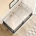 thumbnail image 5 of Jopath 63.7" Indoor Dog Cage with Top Pet Cage Dog Kennel for Medium Dogs Puppy Dog Playpen Black 63.7"L x 34.2"W x 31.7"H, 5 of 8