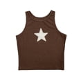 thumbnail image 2 of Liacowi Women Vintage Summer Tank Tops Retro Star Printed Sleeveless Crop Vest Tops for Streetwear, 2 of 3