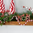 thumbnail image 2 of Northlight 6' Red and White Beaded Peppermint Candy Christmas Garland Unlit, 2 of 8