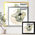 thumbnail image 4 of Designart 'Abstract Landscape Of Mountains Tree and Moon' Mid-Century Modern Framed Art Print, 4 of 4