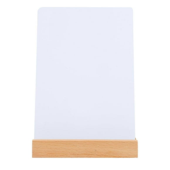 Reusable Chalk Board Small Chalkboard Sign Message Board Sign with Base (A6 Size)