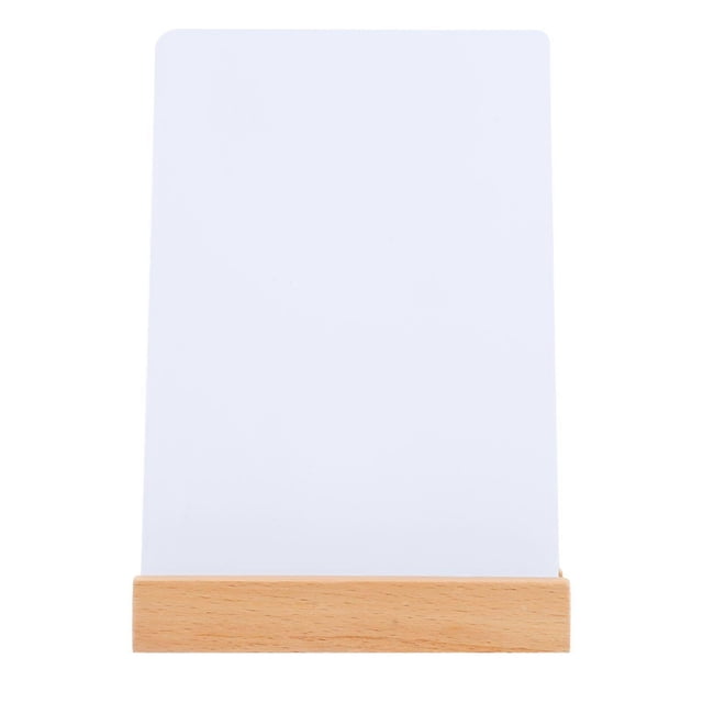 Reusable Chalk Board Small Chalkboard Sign Message Board Sign with Base (A6 Size)