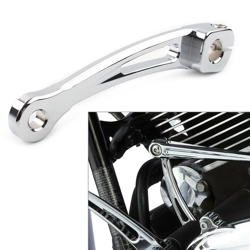 BFY Aluminum Motorcycle Chrome Shifter Shaft Lever For Harley Touring Softail Trike Road King