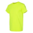 thumbnail image 2 of Men Heavy Cotton Multi Colors T-Shirt Color Safety Green 3X-Large Size, 2 of 5