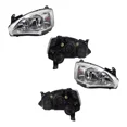 thumbnail image 1 of Diforza Par de Faros Fondo Cromado Chevrolet Corsa 2003 2004 2005 2006 2007 2008, 1 of 5
