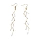thumbnail image 5 of Pendientes de aro Salvador para mujer colgantes de Aleación blanca para bodas, 5 of 9