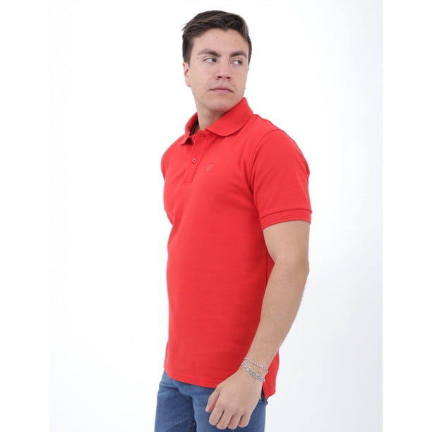 Playera Polo Hombre K-Swiss ZORD Color Rojo