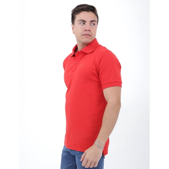 Playera Polo Hombre K-Swiss ZORD Color Rojo