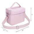 thumbnail image 2 of Unique Bargains Insulated Leakproof Lunch Bag for Work, Picnic Pink 8.3*5.1*7.1in, 2 of 6