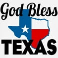 thumbnail image 3 of CafePress - God Bless Texas T Shirt - 100% Cotton Ringed T-Shirt, 3 of 4