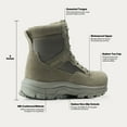 thumbnail image 5 of NORTIV 8 Men's Waterproof Work Military Tactical Boots Rubber Toe Leather Outdoor Hiking Motorcycle Combat Boots, 5 of 9