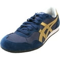 thumbnail image 1 of Onitsuka Tiger Serrano Running Style Casual Shoe for Men and Women - 12.5M / 10.5M - Navy / Gold, 1 of 6