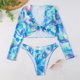 thumbnail image 5 of Sexy mujer moda Bikini estampado dos piezas traje de baño traje de baño conjunto de ropa de playa Fridja  nalpqowj58740, 5 of 7