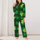 thumbnail image 2 of Fotbe Happy St. Patrick's Day5 Conjunto de Pijama de Manga Larga para Mujer con Estampado, Ropa de Dormir de 2 Piezas, Conjunto de Casa Suave y Cómodo con Bolsillos-Small, 2 of 7