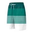thumbnail image 6 of KPOPLK Mens Swim Trunks 5" Quick Dry Stretch Swim Shorts Mesh Lining Bathing Suits Swimwear Beach Shorts with Pockets(Dark Green,XS), 6 of 9