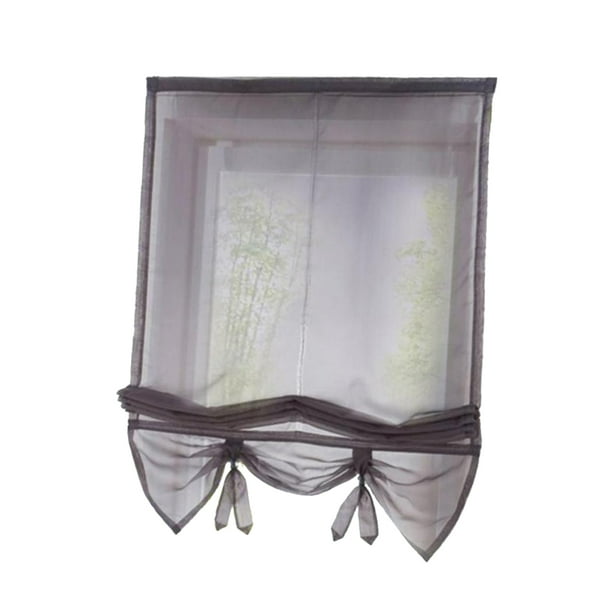 1 Pieza de Ventana Romana de Moda de Poliéster para Cocina Gris 100x155cm Sunnimix Cortina romana