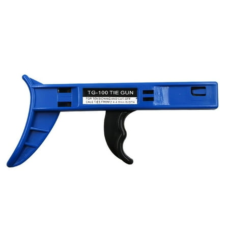

Functional Cable Tie Gun Ergonomic Fastening Tool Plastic Nylon Tightening Gun Portable Nylon Tie Strapping Tool Wearable Zip Tie Gun for Indoor Outdoor Factory