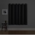 thumbnail image 5 of Eclipse Phoenix Solid Blackout Curtains, Set of 2, 63 Inch Long Blackout Curtains, 37"W x 63"L, Black, 5 of 7