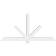 thumbnail image 2 of 72"W x 36"H x 4"D x 4"F, 12/12 Pitch, Kennewick Architectural Grade PVC Gable Bracket, 2 of 8
