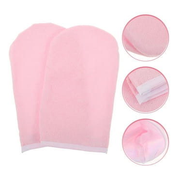 Raindrops  2 Pcs Moisturizing Cheeky Glow Exfoliating Glove Waxed Cotton Gloves