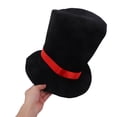 thumbnail image 2 of Kit de disfraz de muñeco de nieve: disfraz de invierno escarchado, sombrero de copa, bufanda con nariz de zanahoria, guantes y pompones - Suministros para disfraces de cosplay, 2 of 7