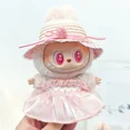 thumbnail image 3 of Mini ropa de muñeca de peluche, accesorios de atuendo para muñecas Labubu II Idol de 15-17cm, vestido bonito de Hada de las flores, sombrero, ropa, re, 3 of 5