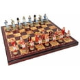 thumbnail image 2 of Alice in Wonderland Fantasy Chess Set W/ 18" Cherry Color Board, 2 of 8