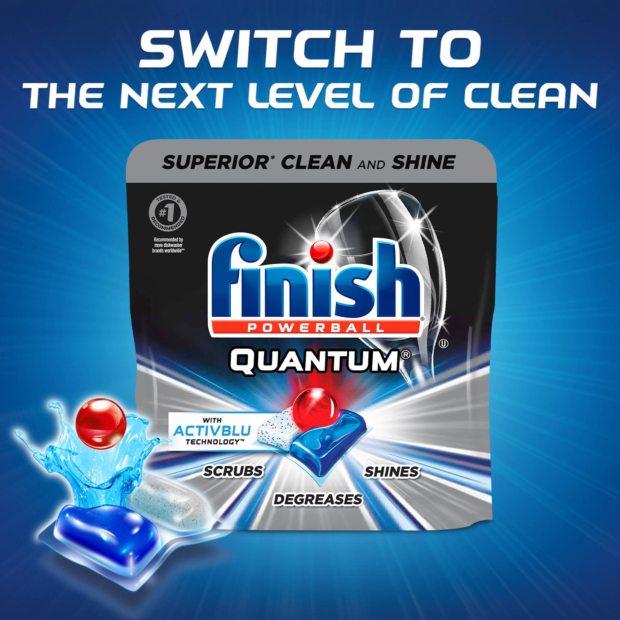 Finish® Powerball Power Dishwasher Tablets 60 ct Regular