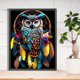 thumbnail image 1 of Cuadros Decorativos Diamante pintura 5D DIY completo redondo taladro búho Kit decoración del hogar arte artesanía DQrwqpou  embutido en tela, 1 of 7