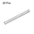 thumbnail image 2 of Unique Bargains 2mmx0.3mmx15mm 304 Acier Inoxydable Ressort de Compression 3.9N Capacité de Charge, 20pcs, 2 of 5