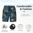 thumbnail image 3 of Fotbe Halloween Elements Men’s Swim Trunks Quick Dry Swim Shorts Board Shorts with Mesh Lining-3X-Large, 3 of 9