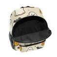 thumbnail image 6 of FORMRS School Backpack with Front Zippered Pocket 12" Student Travel Daypack, Halloween Cute Ghosts, 6 of 6